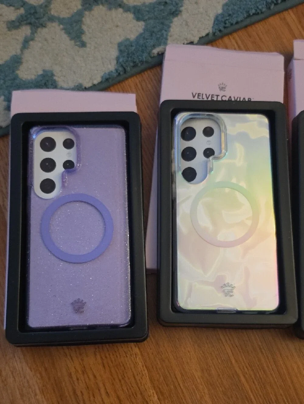 NEW✨️Velvet Caviar Samsung S26 Ultra 4 Cases Holographic Phone Cases with Ring